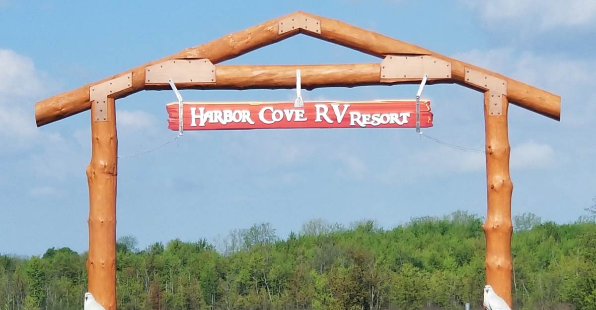 Coldwater RV resort entrance